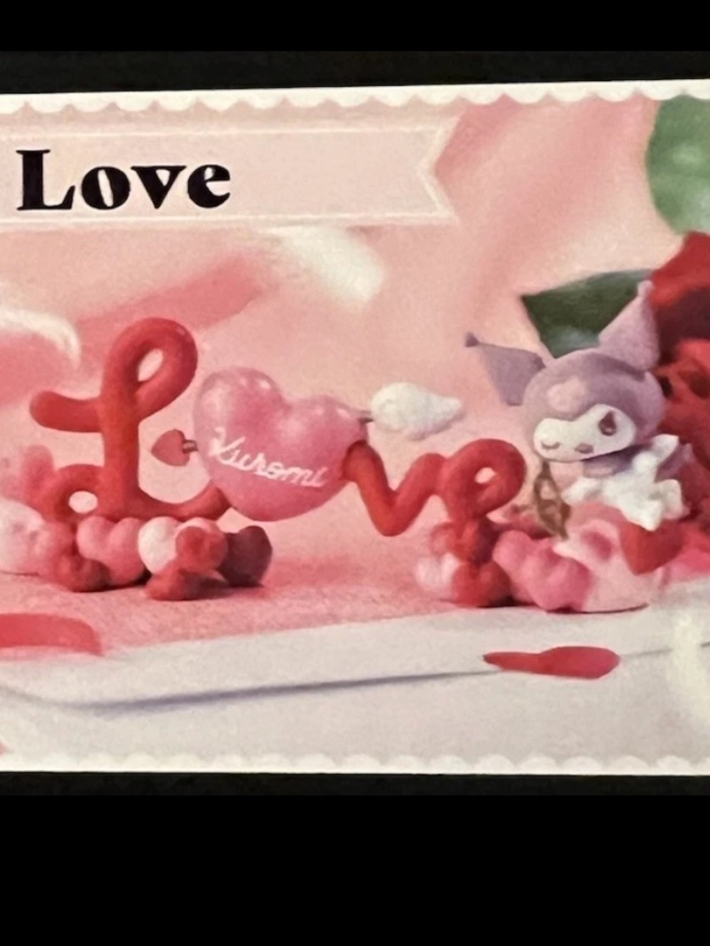 Sanrio Kuromi Words Collection Re-Ment Blind Box - Love